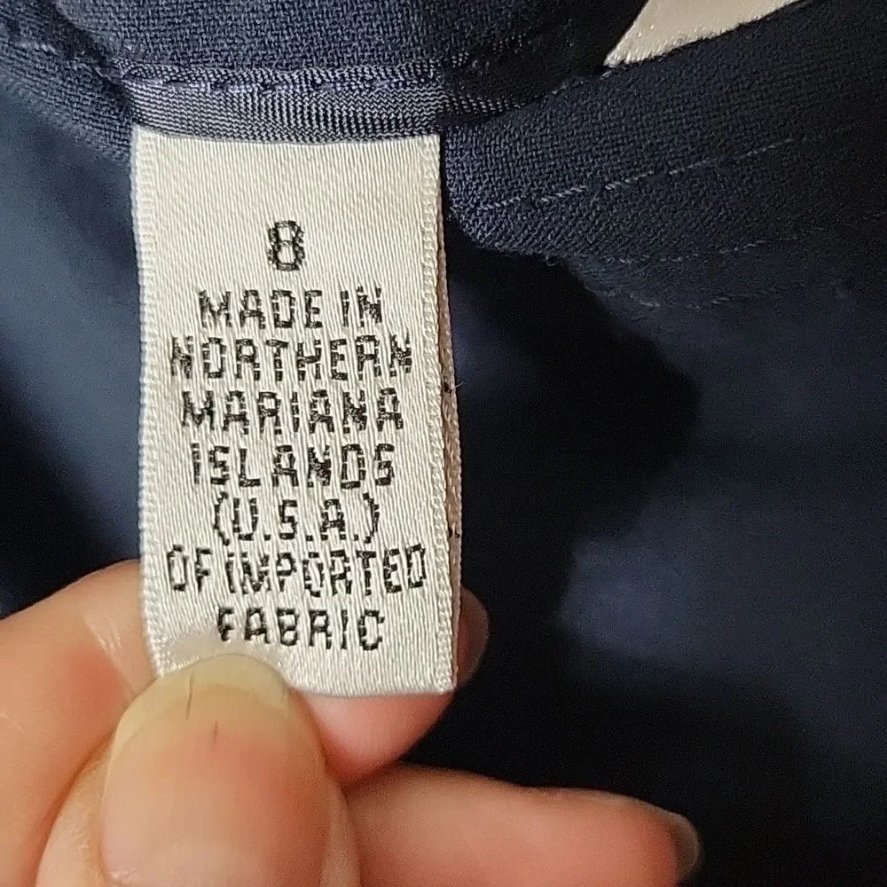 Talbots Elegant Navy Women's Pants Size 8